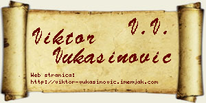 Viktor Vukašinović vizit kartica